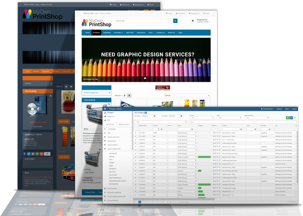 web to print storefront printjobmanager screen shots