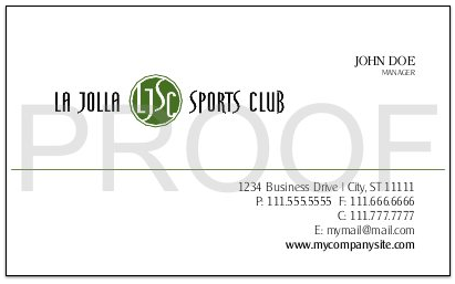 custom business card design