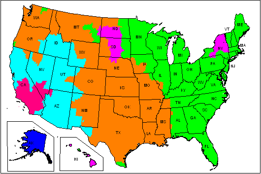 fedex shipping map