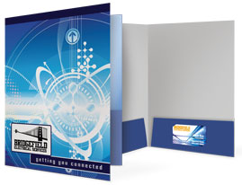 custom pocket folder printing
