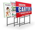 inexpensive yard signs