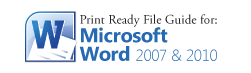Print Ready File Setup Guide for Microsoft Word