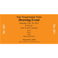 Raffle Tickets without Stub