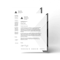 Letterhead (Black and White)