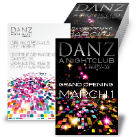 Club Card Flyers (Small Quantity)