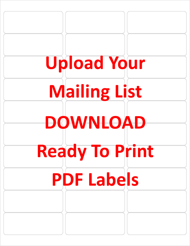 Create Labels from your Mailing List in Excel