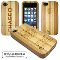 iPhone 5 Bamboo Case with Engraving iPhone 5 Bamboo Case with Engraving