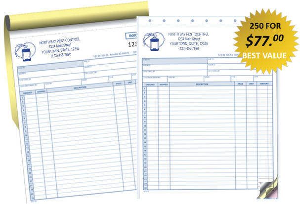 Pest Control Invoice Template