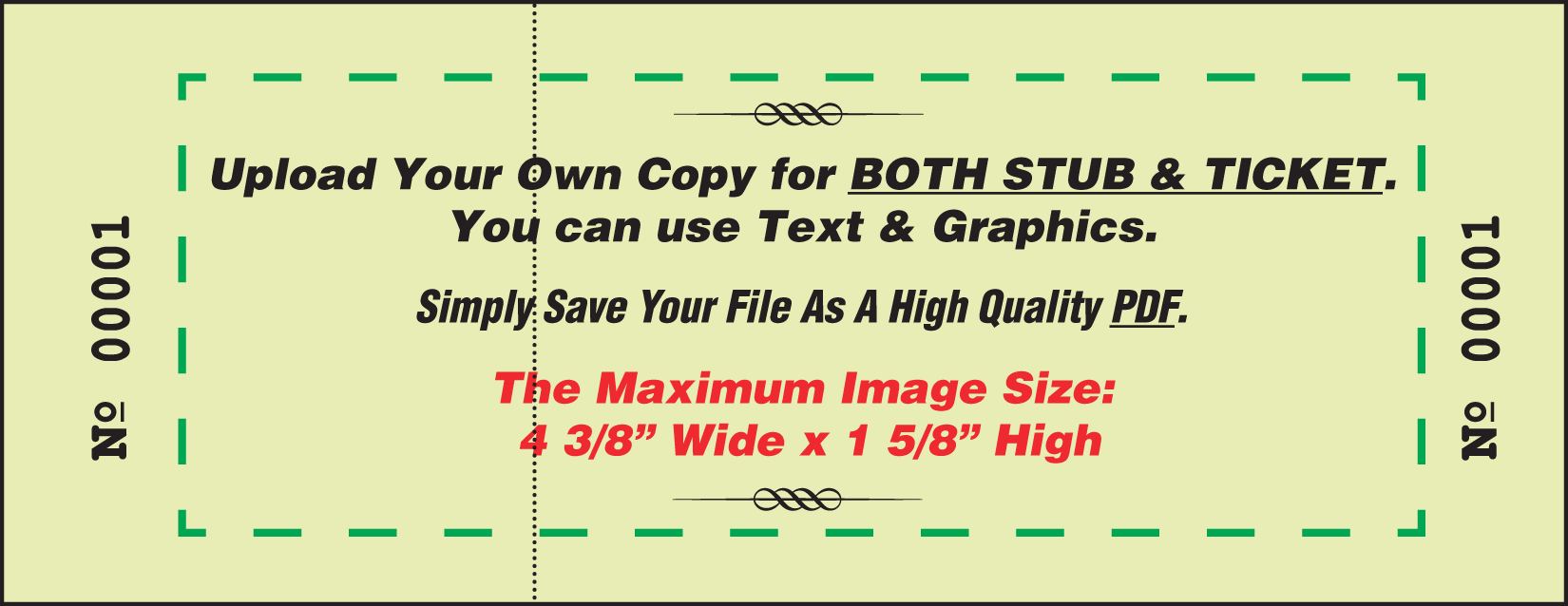 Raffle Tickets Low Cost Design Online Easy To Order