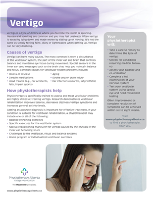 Vertigo Patient A Vertigo Patient A